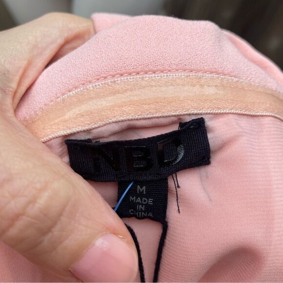 NBD Mas Besos Gown in Baby Pink size medium NWT - Picture 3 of 14
